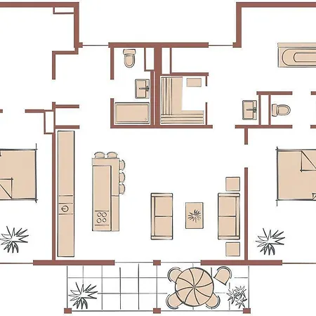 شقة Haus-meerblick-villa-wohnung-meeresloge
